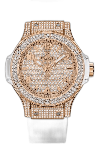 Hublot Big Bang Portocervo Watch-361.PE.9010.RW.1704 38mm Gold Diamond Diamond Dial Timepiece [361.PE.9010.RW.1704