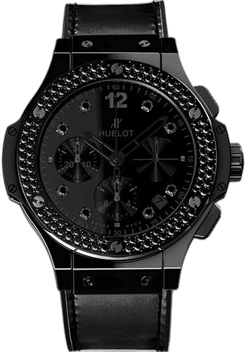 Hublot Big Bang Shiny All Black Watch-341.CX.1210.VR.1100 41mm Ceramic Diamond Black Dial (341.CX.1210.VR.1100