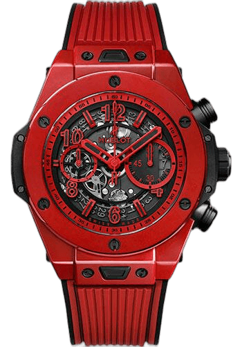 Hublot 45mm Ceramic Big Bang Unico Unico Red Magic Limited Edition of 500 Watch-411.CF.8513.RX Watch Ref. 411.CF.8513.RX