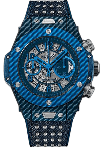 Hublot Big Bang Unico Italia Independent Blue Watch-411.YL.5190.NR.ITI15 45mm Carbon Fiber Dark Blue Dial