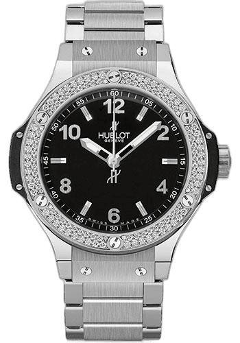 Hublot Big Bang Watch-361.SX.1270.SX.1104 38mm Steel Diamond Black Dial Ref. 361.SX.1270.SX.1104