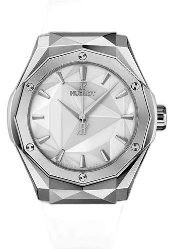 Hublot Classic Fusion Orlinski Titanium White Watch - 40 mm - White Dial - White Smooth Rubber Strap-550.NS.2200.RW.ORL20 40mm (550.NS.2200.RW.ORL20