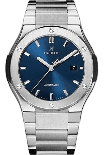 Hublot Classic Fusion Blue Titanium Bracelet Watch-548.NX.7170.NX 42mm Ref. 548.NX.7170.NX