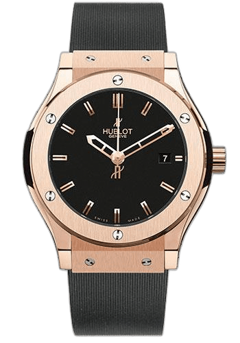 Hublot Classic Fusion Gold Watch-561.PX.1180.RX 38mm Black Dial Timepiece [561.PX.1180.RX