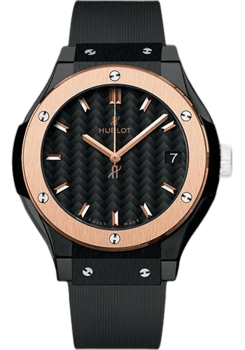 Classic Fusion Ceramic King Gold Watch-581.CO.1781.RX · Hublot 33mm Black Dial — 581.CO.1781.RX