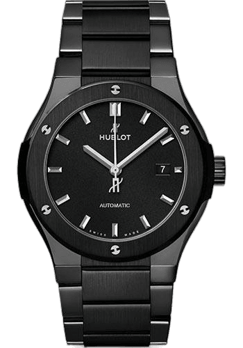 Hublot Classic Fusion Black Magic Bracelet Watch - 42 mm - Black Dial-548.CM.1170.CM 42mm Ceramic
