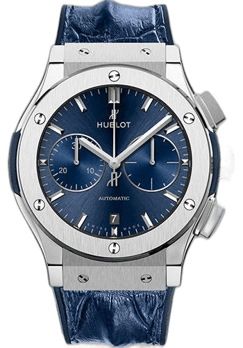 Hublot Classic Fusion Blue Chronograph Titanium Watch-521.NX.7170.LR 45mm Watch Ref. 521.NX.7170.LR