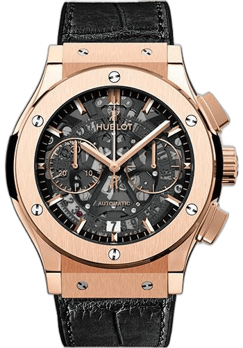 Hublot 45mm Sapphire Dial Classic Fusion Chronograph Aero King Gold Watch-525.OX.0180.LR Watch Ref. 525.OX.0180.LR