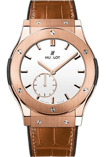 Hublot 45mm Classic Fusion Ultra-Thin King Gold White Shiny Dial Watch-515.OX.2210.LR Watch Ref. 515.OX.2210.LR