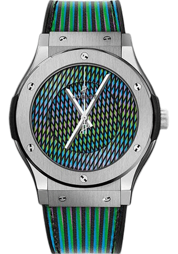 Classic Fusion Cruz Diez Titanium Watch - 45 mm - Cruz Diez Dial Limited Edition of 100-511.NX.8900.VR.CZD19 45mm · Hublot 511.NX.8900.VR.CZD19
