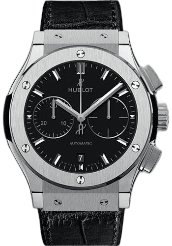 Hublot Classic Fusion Chronograph Titanium Watch-521.NX.1171.LR 45mm Black Dial