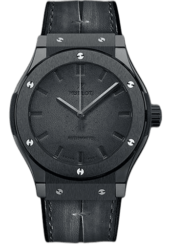 Classic Fusion All Black Berluti Limited Edition of 500 Watch-511.CM.0500.VR.BER16 45mm Ceramic Berluti Black Dial by Hublot — 511.CM.0500.VR.BER16