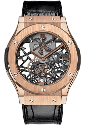 Classic Fusion Skeleton Tourbillon King Gold Limited Edition of 99 Watch-505.OX.0180.LR 45mm Sapphire Dial Hublot Ref. 505.OX.0180.LR