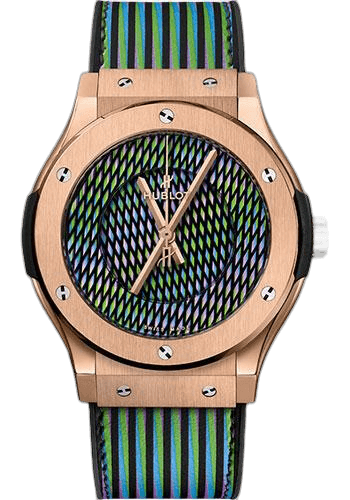 Classic Fusion Cruz Diez King Gold Watch - 45 mm - Cruz Diez Dial Limited Edition of 30-511.OX.8900.VR.CZD19 45mm by Hublot — 511.OX.8900.VR.CZD19