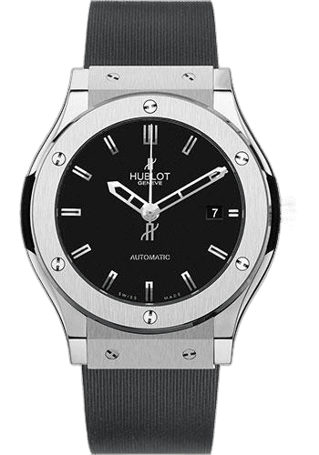 Hublot Classic Fusion Titanium Watch-511.NX.1170.RX 45mm Black Dial