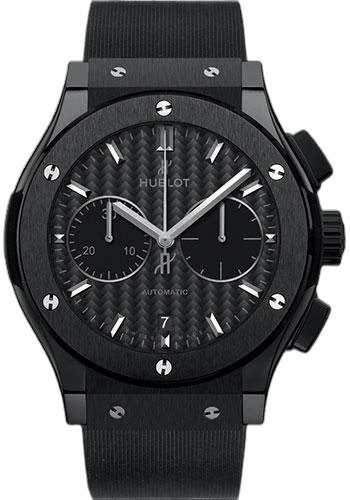 Hublot 42mm Ceramic Classic Fusion Chronograph Black Magic Watch-541.CM.1771.RX — Ref. 541.CM.1771.RX