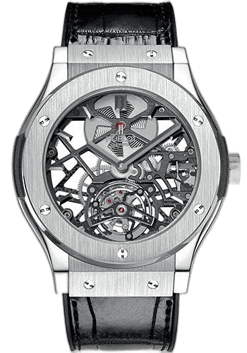 Classic Fusion Skeleton Tourbillon Titanium Limited Edition of 99 Watch-505.NX.0170.LR 45mm Sapphire Dial — Hublot Ref. 505.NX.0170.LR