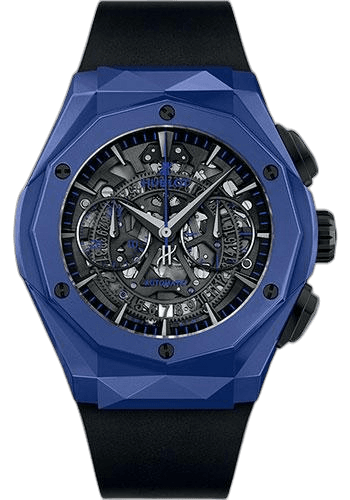 Hublot 45mm Sapphire Dial Classic Fusion Aerofusion Chronograph Orlinski Blue Ceramic Limited Edition of 200 Watch-525.EX.0179.RX.ORL18 Watch Ref. 525.EX.0179.RX.ORL18