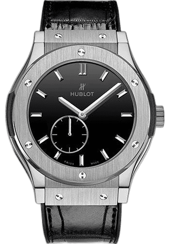Classic Fusion Ultra-Thin Titanium Watch-515.NX.1270.LR 45mm Black Dial — Hublot Ref. 515.NX.1270.LR