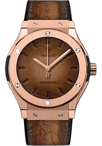 Classic Fusion Scritto Berluti Limited Edition of 250 Watch-511.OX.0500.VR.BER16 45mm Gold by Hublot — 511.OX.0500.VR.BER16
