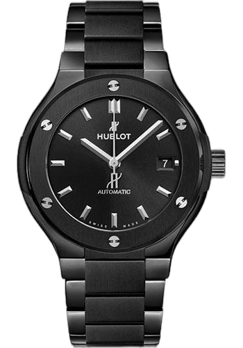 Classic Fusion Black Magic Bracelet Watch - 38 mm - Black Dial-568.CM.1470.CM · Hublot 38mm Ceramic — 568.CM.1470.CM