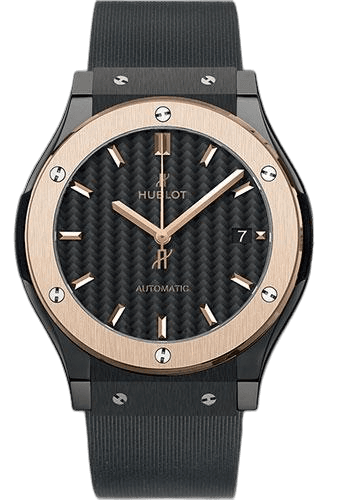 Hublot Classic Fusion Ceramic King Gold Watch-511.CO.1781.RX 45mm Carbon Dial