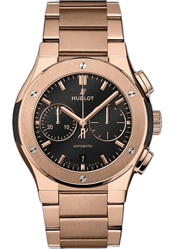 Hublot 42mm Classic Fusion Chronograph King Gold Bracelet Watch - 42 mm - Black Dial-540.OX.1180.OX Watch Ref. 540.OX.1180.OX