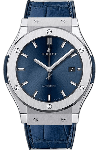Hublot Classic Fusion Blue Titanium Watch-542.NX.7170.LR 42mm Watch Ref. 542.NX.7170.LR