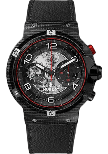 Hublot Classic Fusion Ferrari GT 3D Carbon Watch - 45 mm - Sapphire Crystal Dial-526.QB.0124.VR 45mm