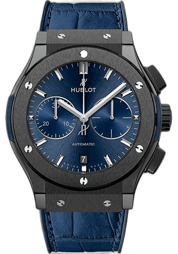 Hublot 45mm Classic Fusion Ceramic Blue Chronograph Watch-521.CM.7170.LR Watch Ref. 521.CM.7170.LR