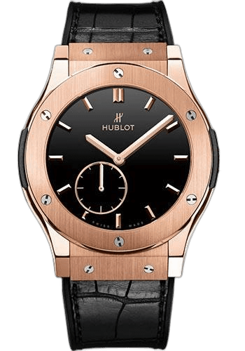Classic Fusion Ultra-Thin King Gold Black Shiny Dial Watch-515.OX.1280.LR 45mm Hublot Ref. 515.OX.1280.LR