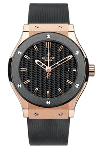 Classic Fusion Gold Ceramic Watch-511.PM.1780.RX 45mm Carbon Dial · Hublot 511.PM.1780.RX
