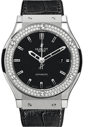 Classic Fusion Titanium Watch-542.NX.1170.LR.1104 42mm Diamond Black Dial — Hublot Ref. 542.NX.1170.LR.1104