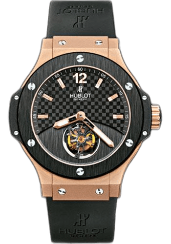 Hublot Solo Bang Watch-305.PM.131.RX Gold Black Dial Watch Ref. 305.PM.131.RX