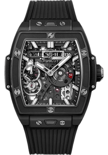 Spirit of Big Bang MECA-10 Black Magic Watch - 45 mm - Black Skeleton Dial-614.CI.1170.RX 45mm Ceramic — Hublot Ref. 614.CI.1170.RX