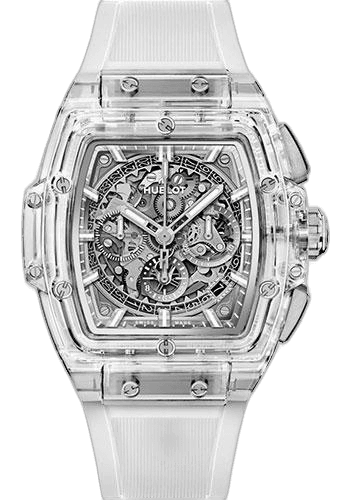 Spirit of Big Bang Sapphire Watch - 42 mm - Sapphire Dial - Transparent Strap Limited Edition of 200-641.JX.0120.RT 42mm by Hublot — 641.JX.0120.RT