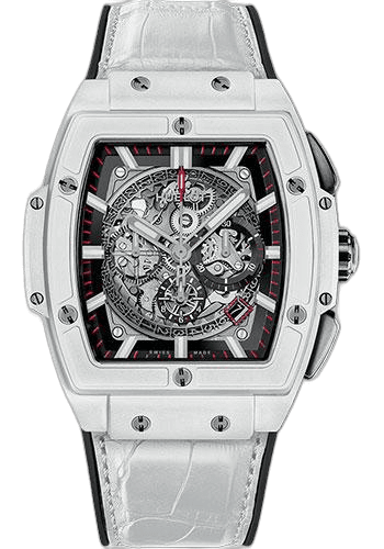 Spirit of Big Bang White Ceramic Watch - 45 mm - Sapphire Dial-601.HX.0173.LR · Hublot 45mm — 601.HX.0173.LR
