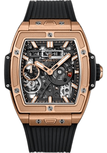 Hublot 45mm Spirit of Big Bang MECA-10 King Gold Watch - 45 mm - Black Skeleton Dial-614.OX.1180.RX Watch Ref. 614.OX.1180.RX