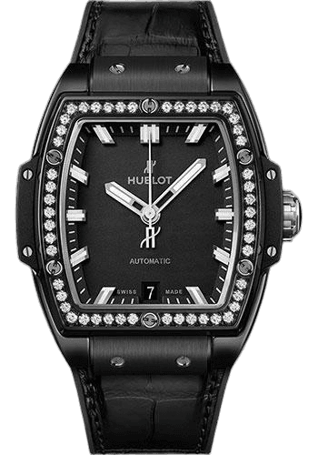 Hublot Spirit of Big Bang Black Magic Diamonds Watch - 39 mm - Black Dial-665.CX.1170.LR.1204 39mm Ceramic Diamond Black Dial (665.CX.1170.LR.1204