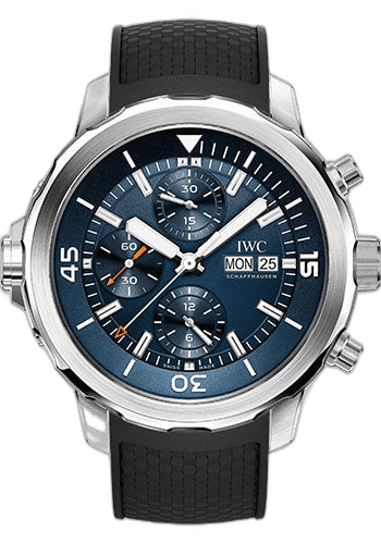 IWC Aquatimer Chronograph Steel — Blue Dial Cousteau Edition | Ref. IW376805