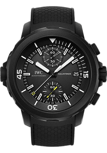 IWC Aquatimer Chronograph Steel — Black Dial, Galapagos Islands Edition | Ref. IW379502