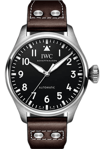IWC Big Pilot's Watch Steel — Black Rattrapante Chronograph Dial | Ref. IW329301