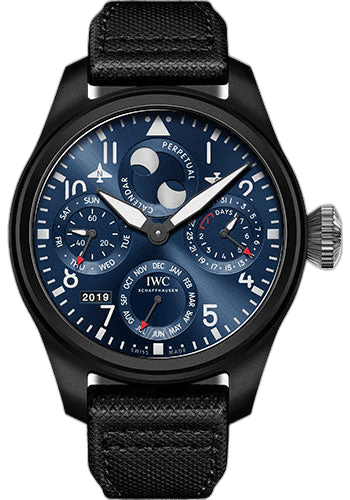 IWC Big Pilot's Watch Ceramic — Blue Perpetual Calendar Dial | Ref. IW503001