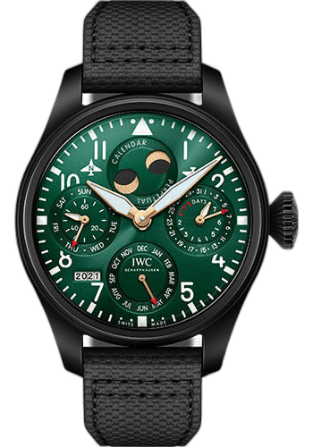 IWC Big Pilot's Watch Perpetual Calendar Ceramic — Racing Green Dial | Ref. IW503005