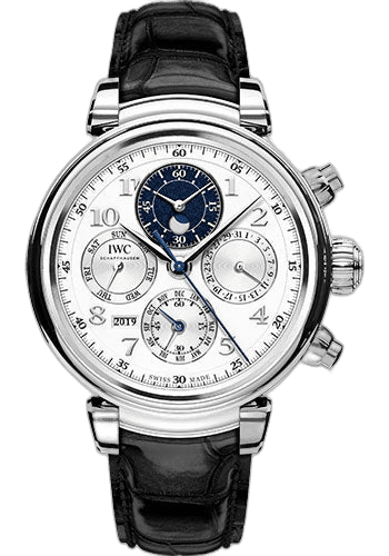 IWC Da Vinci Perpetual Calendar Chronograph Platinum — Silver Dial | Ref. IW392104