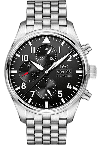 IWC Pilot's Watch Chronograph Steel — Black Dial | Ref. IW377710