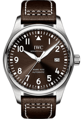 IWC Pilot's Watch Mark XVIII Edition Antoine de Saint Exupéry Steel — Brown Dial | Ref. IW327003
