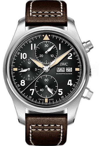 IWC Pilot's Watch Spitfire Steel — Black Chronograph Dial | Ref. IW387903