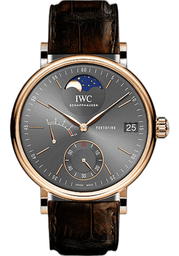 IWC Portofino Rose Gold — Slate-Grey Moon Phase Dial | Ref. IW516403