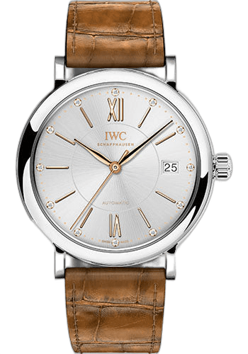 IWC Portofino Steel — Diamond-Set Silver Dial | Ref. IW458101